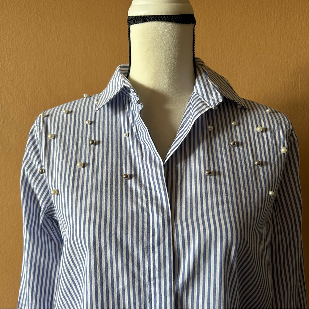 Nwt Rails Taylor Florence Stripe Button Down Shir… - image 4